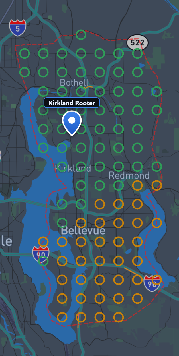 Live map scan — rooter